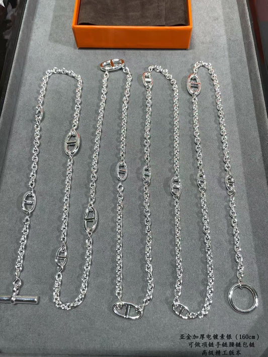 [[Radiant Gem]¯]HM Pig Nose Necklace