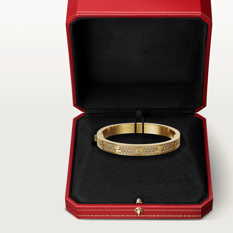 [Radiant Gem]¯LOVE BRACELET 6.1MM DIAMOND-PAVED
