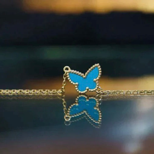 [Radiant Gem]¯BUTTERFLY TURQUOISE BUTTERFLY BRACELET