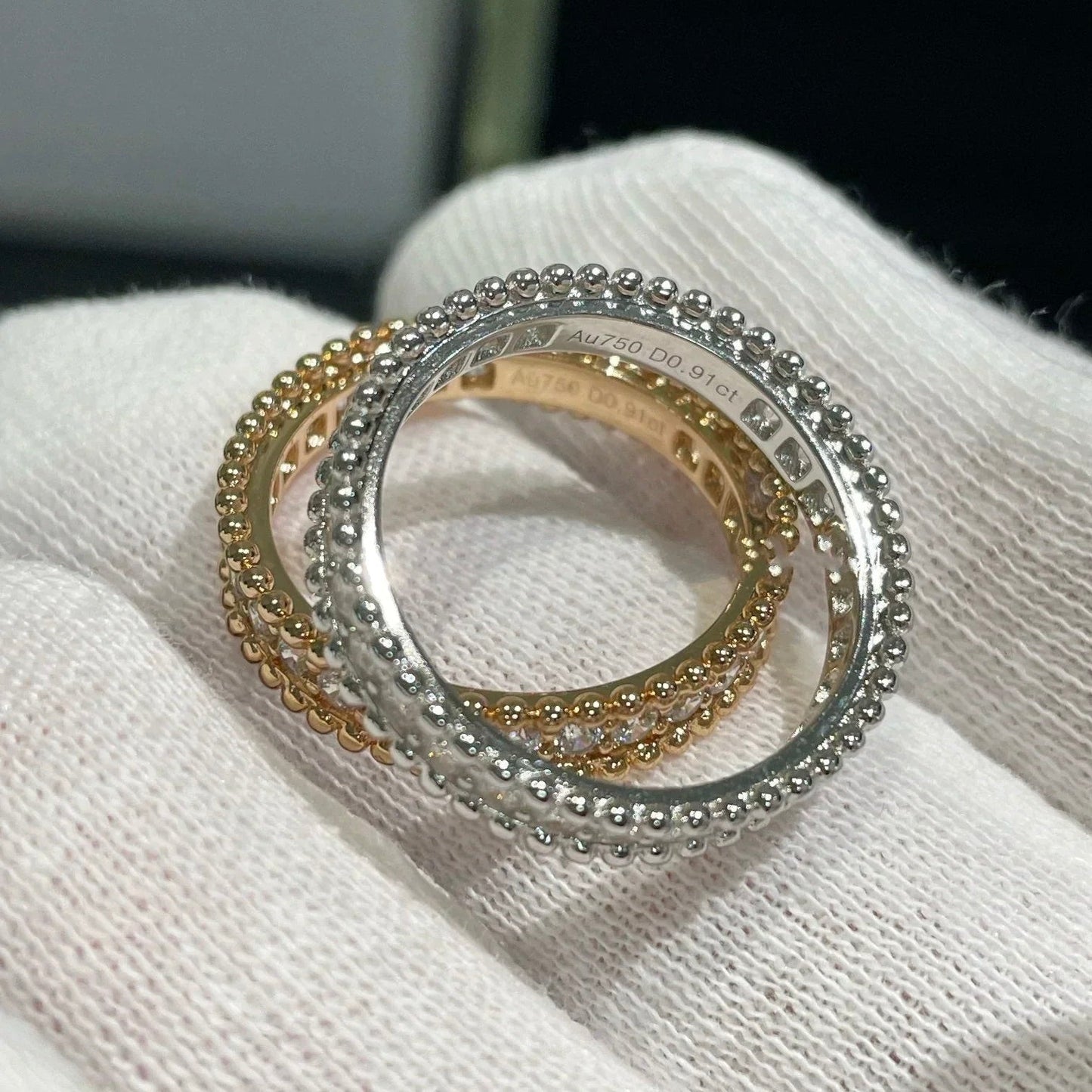 [Radiant Gem]¯PERLEE DIAMOND SILVER RING