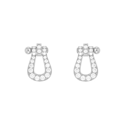 [Radiant Gem]¯FORCE 10 FULL DIAMOND STUD EARRINGS MINI MODEL