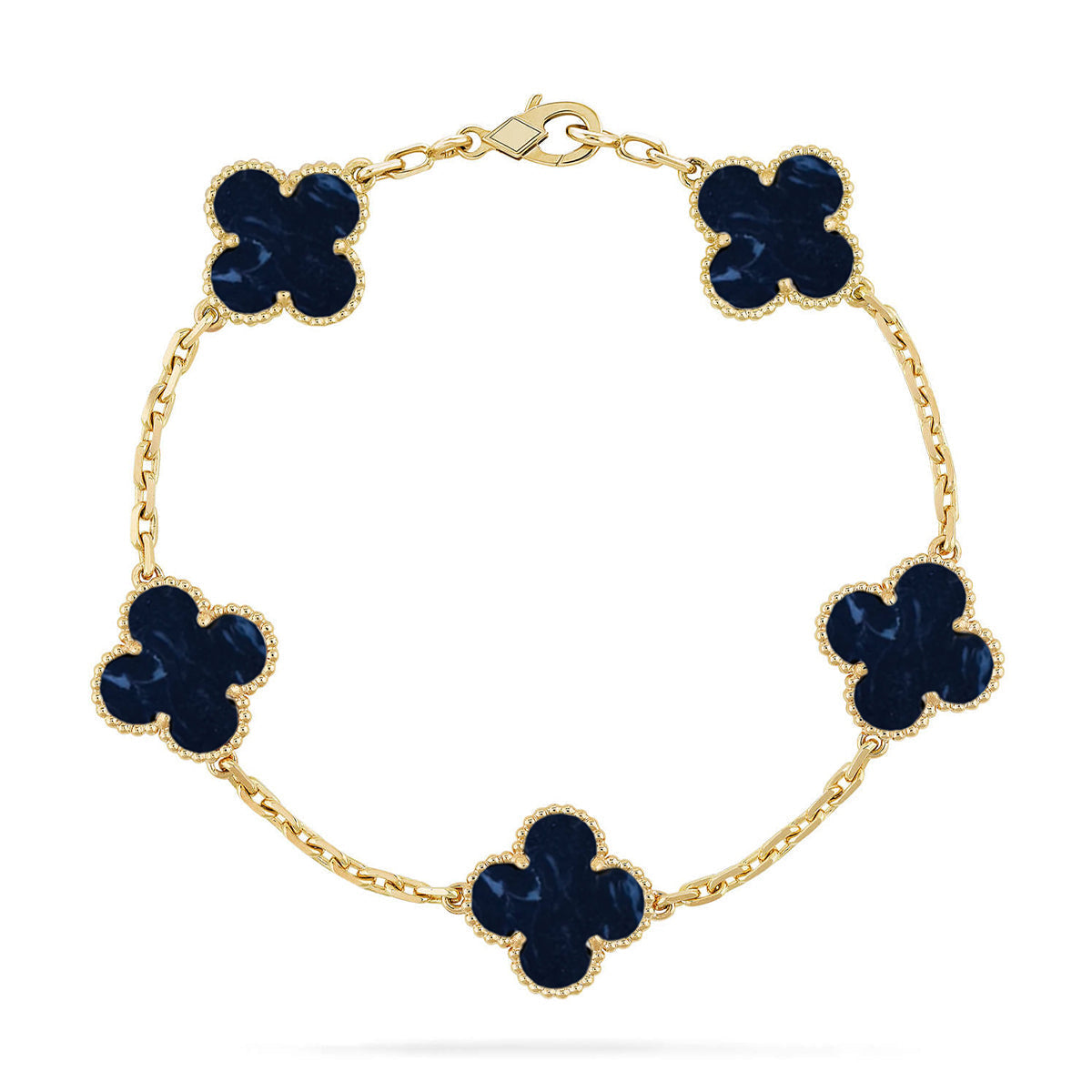 [Radiant Gem]New CLOVER 5 MOTIF PIETERSITE BRACELET COLLECTION