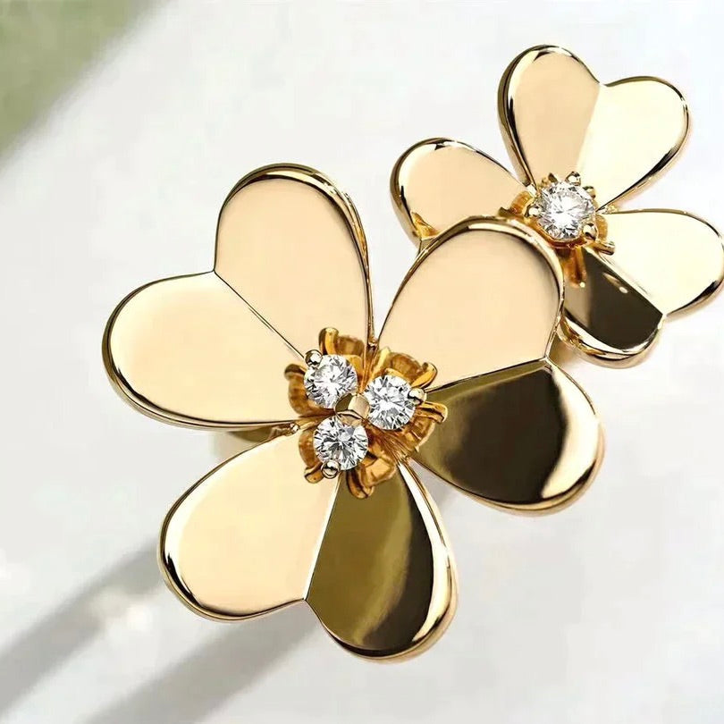 [Radiant Gem]¯CLOVER COMOS GOLD DIAMOND RING
