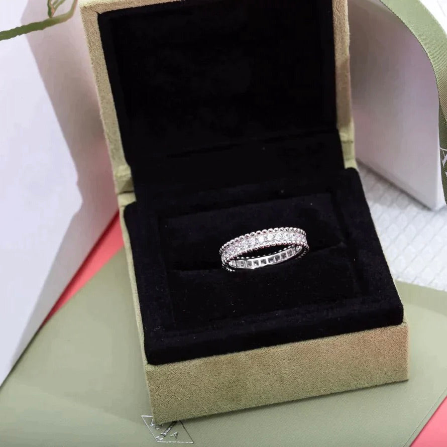 [Radiant Gem]¯PERLEE DIAMOND SILVER RING
