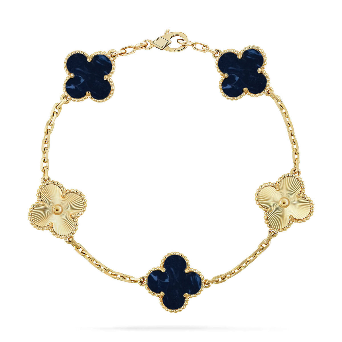 [Radiant Gem]New CLOVER 5 MOTIF PIETERSITE BRACELET COLLECTION