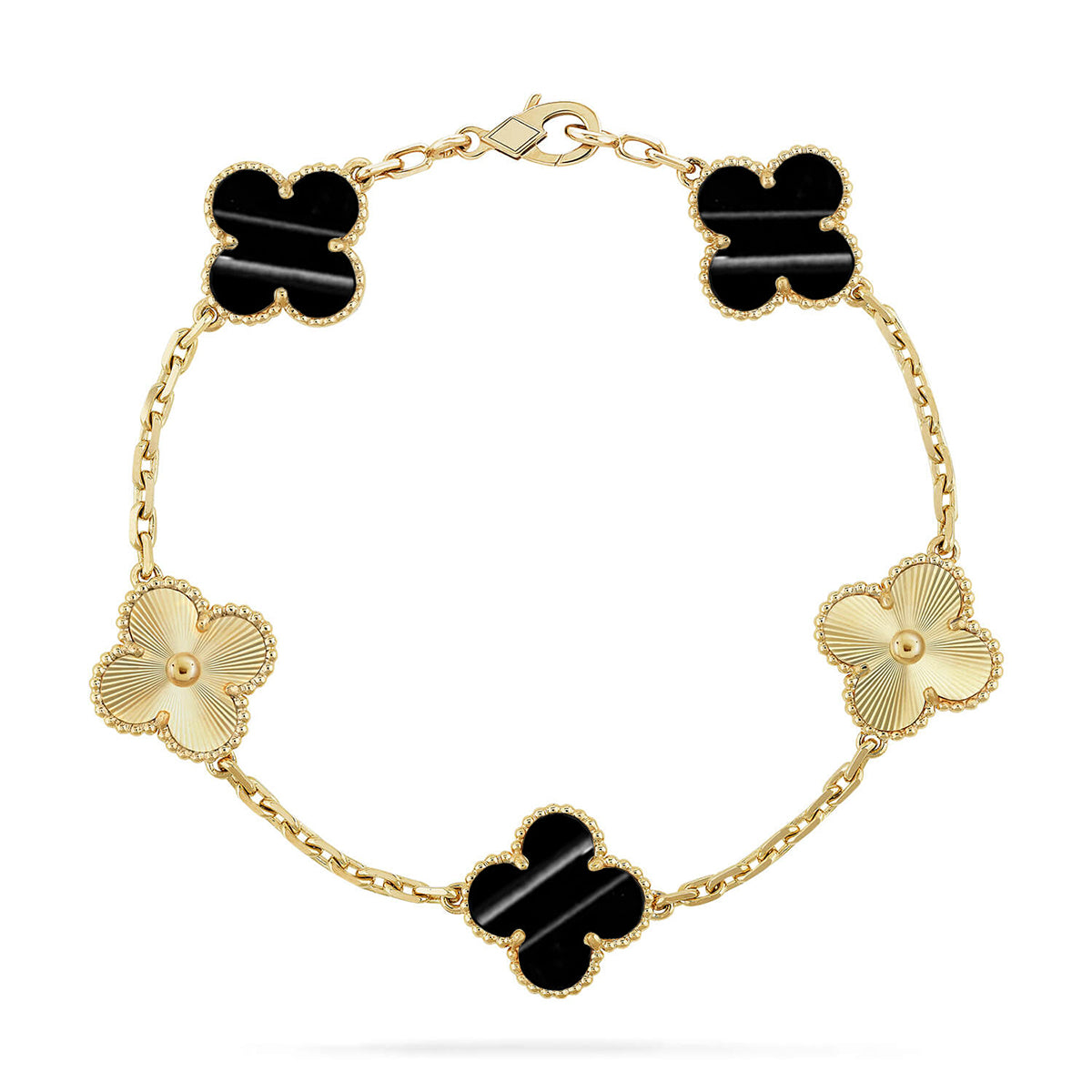 [Radiant Gem]New  CLOVER 5 MOTIF PULSAR STONE BRACELET COLLECTION