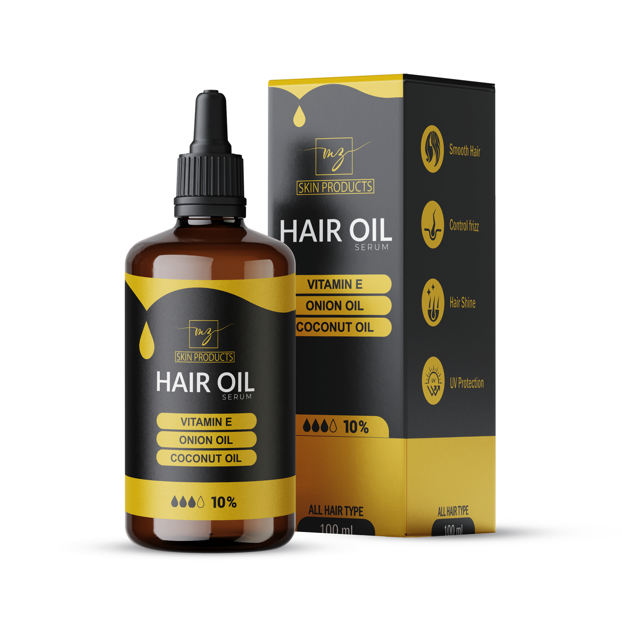 Mzskin Hair Oil Serum – 100ml