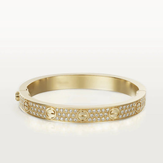 [Radiant Gem]¯LOVE BRACELET 6.1MM DIAMOND-PAVED