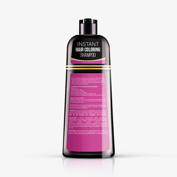 Instant Hair Coloring Shampoo + Conditioner (Black Color)