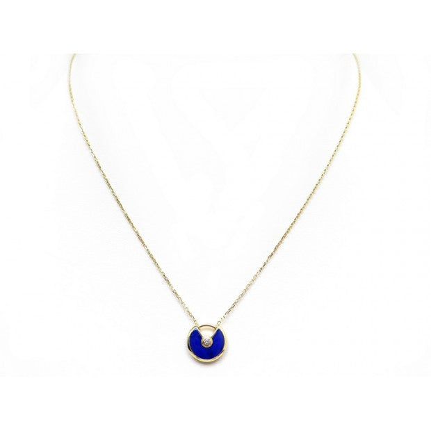 [Radiant Gem]¯AMULETTE ROSE GOLD AGATE NECKLACE