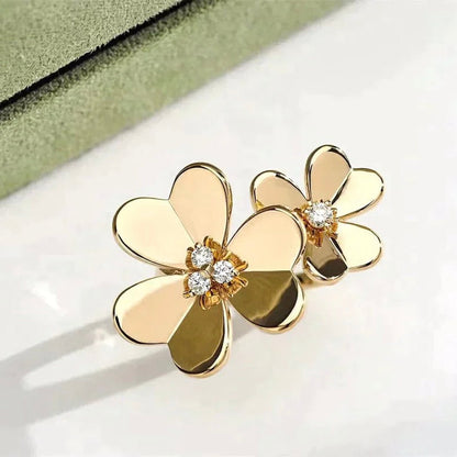 [Radiant Gem]¯CLOVER COMOS GOLD DIAMOND RING