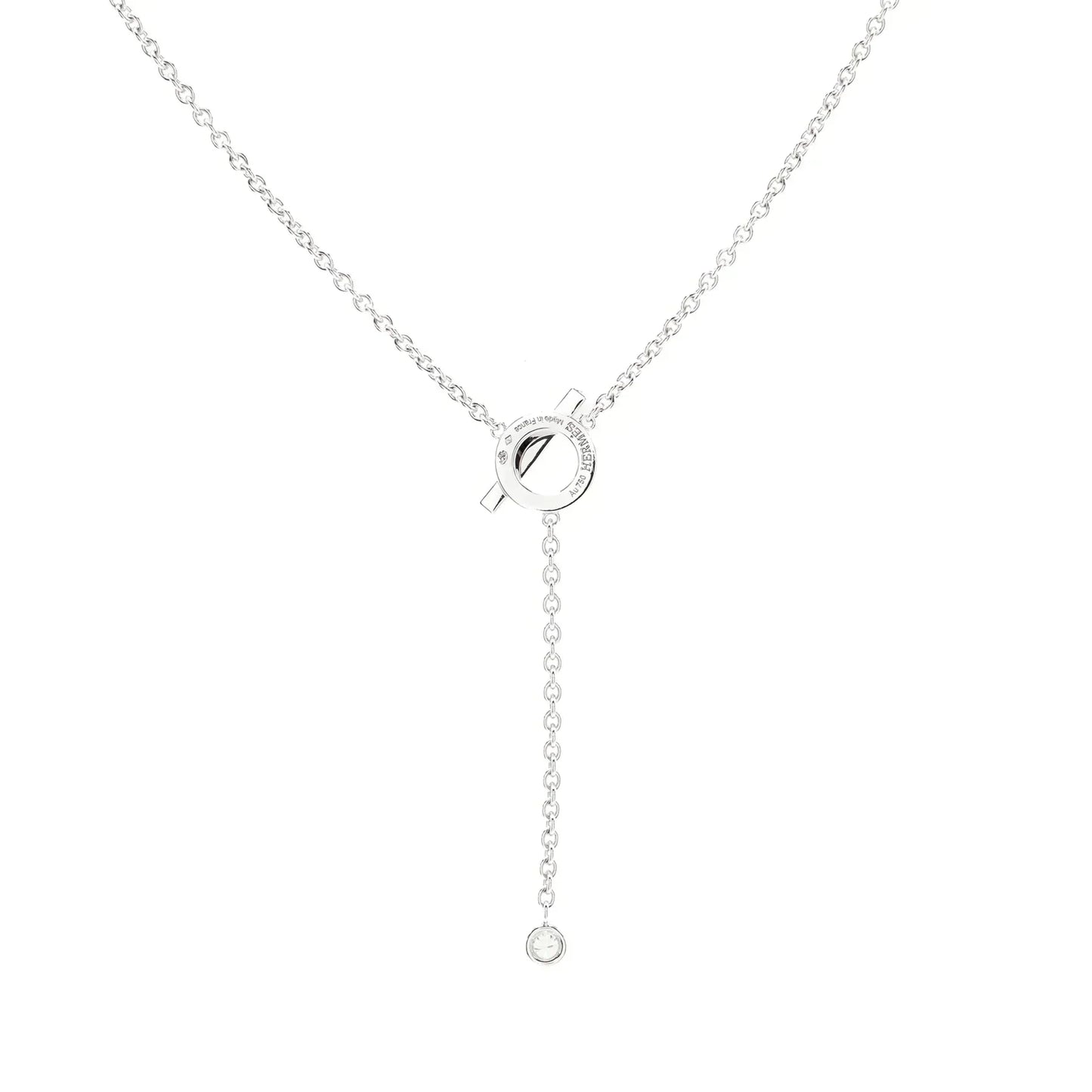 [Radiant Gem]¯FINESSE SILVER DIAMOND NECKLACE
