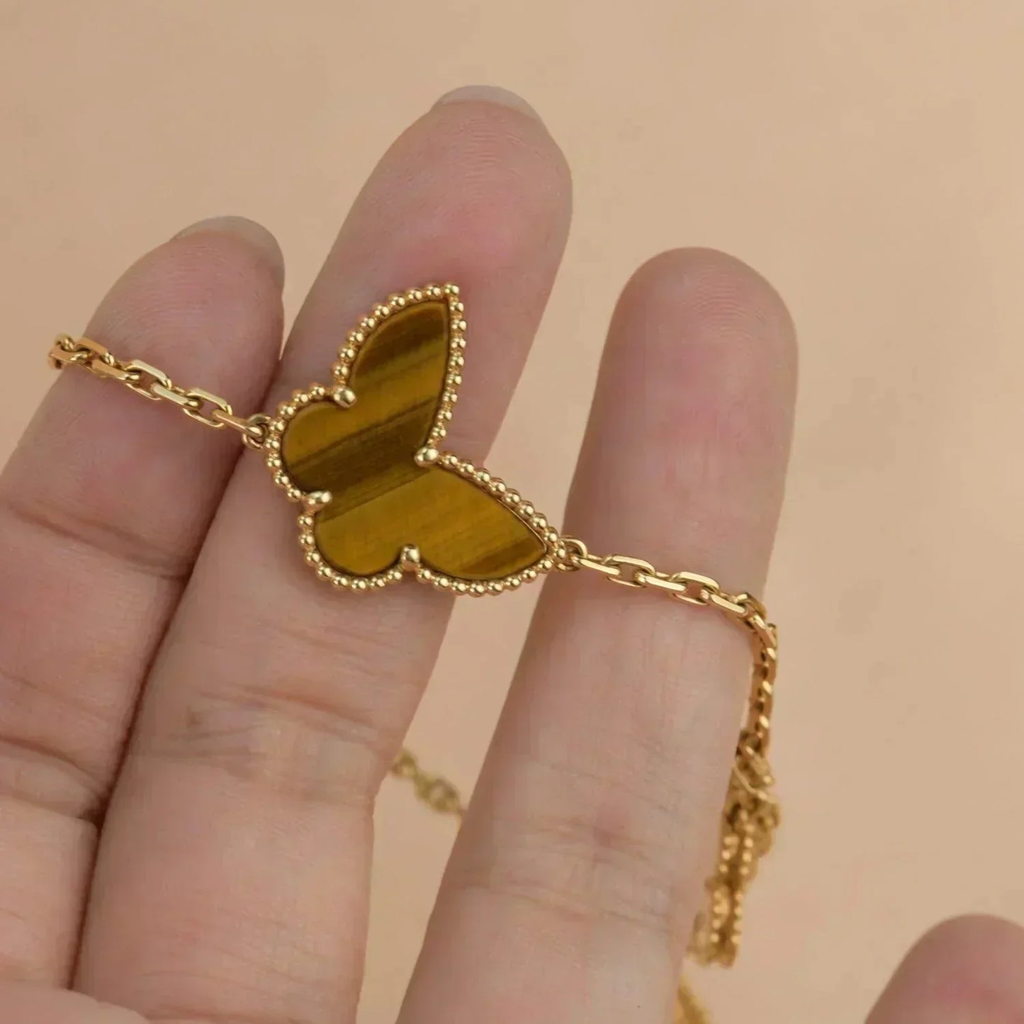 [Radiant Gem]¯LUCKY SPRING 5 MOTIF GOLD BRACELET
