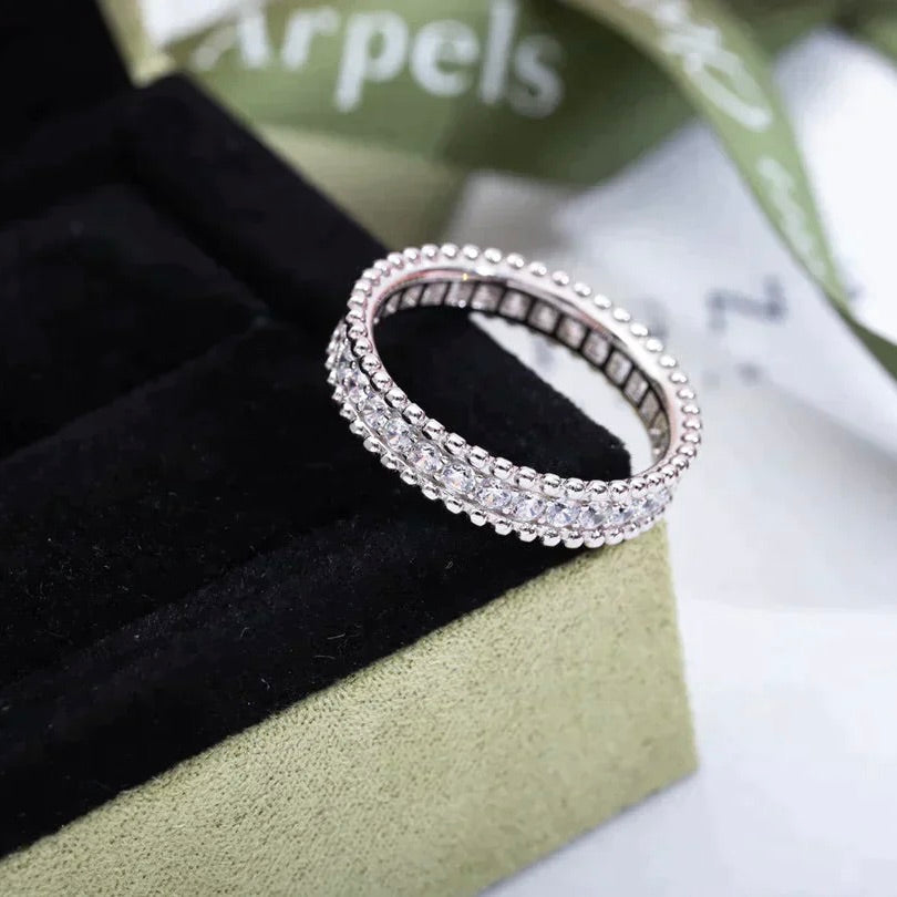 [Radiant Gem]¯PERLEE DIAMOND SILVER RING