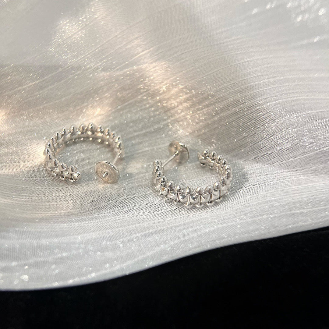 [Radiant Gem]¯CLASH SMALL HOOP EARRINGS