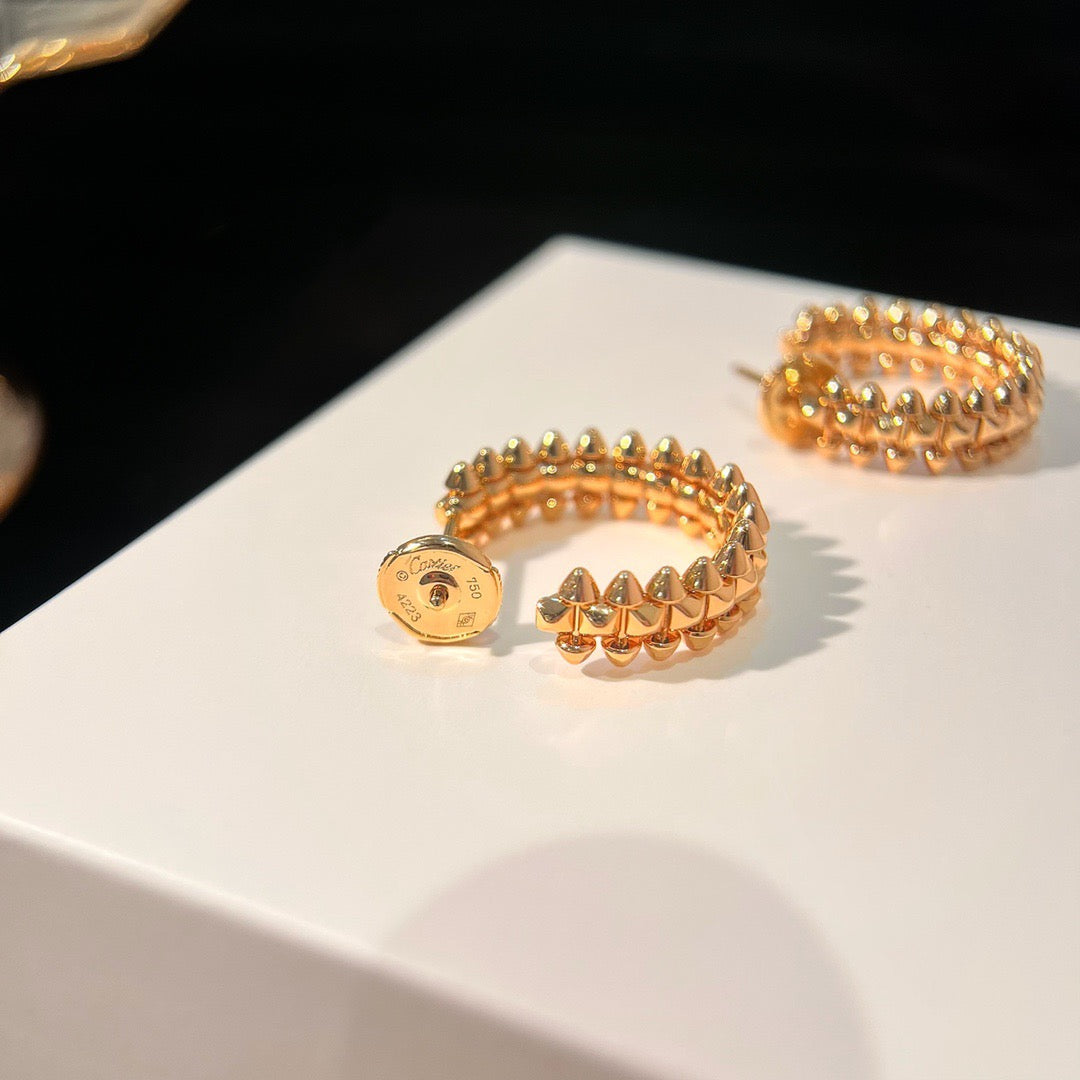[Radiant Gem]¯CLASH SMALL HOOP EARRINGS