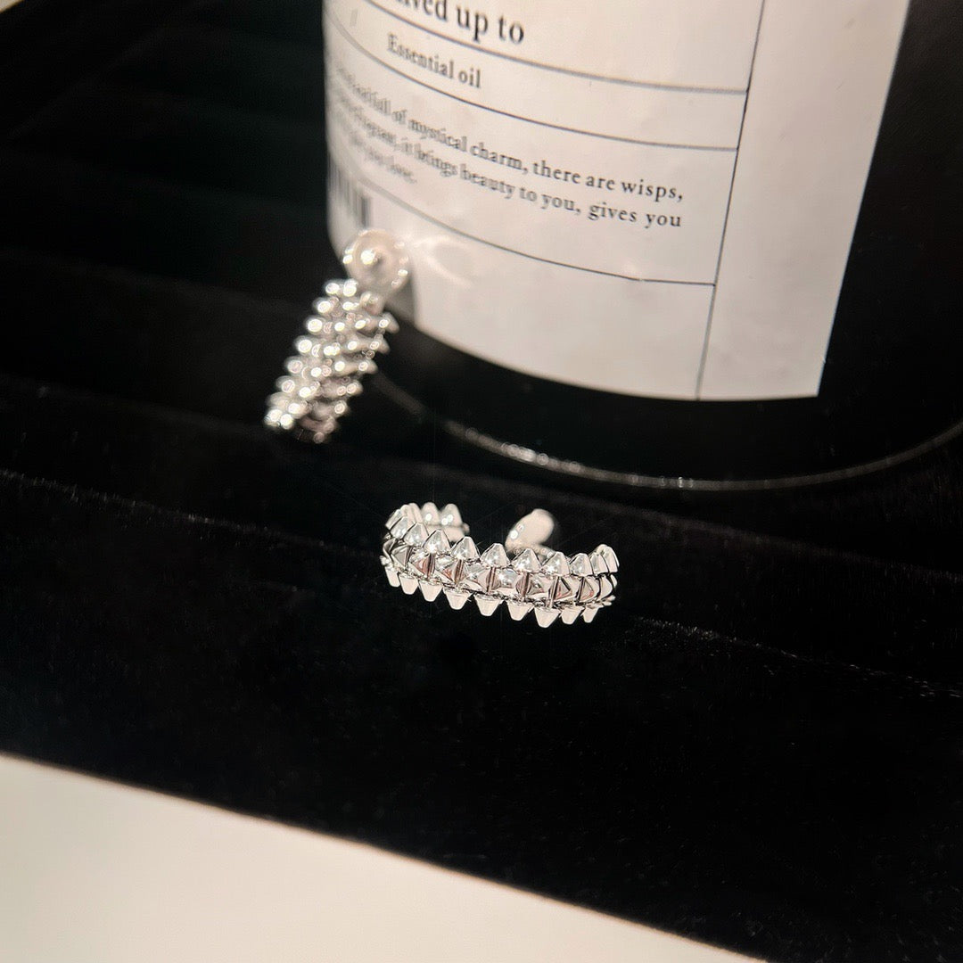 [Radiant Gem]¯CLASH SMALL HOOP EARRINGS