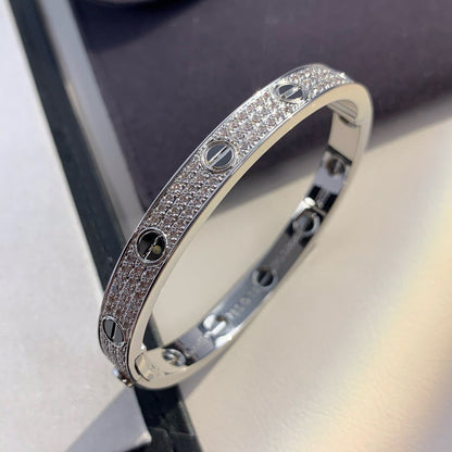 [Radiant Gem]¯LOVE BRACELET 6.1MM DIAMOND-PAVED CERAMIC