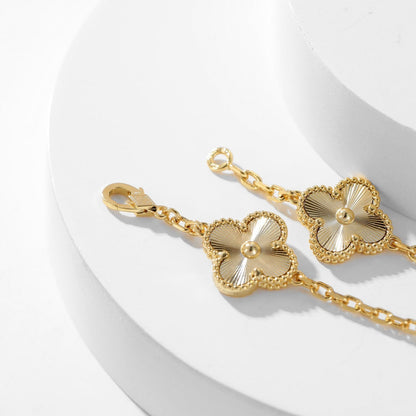 [Radiant Gem]¯CLOVER 10 MOTIFS LASER NECKLACE
