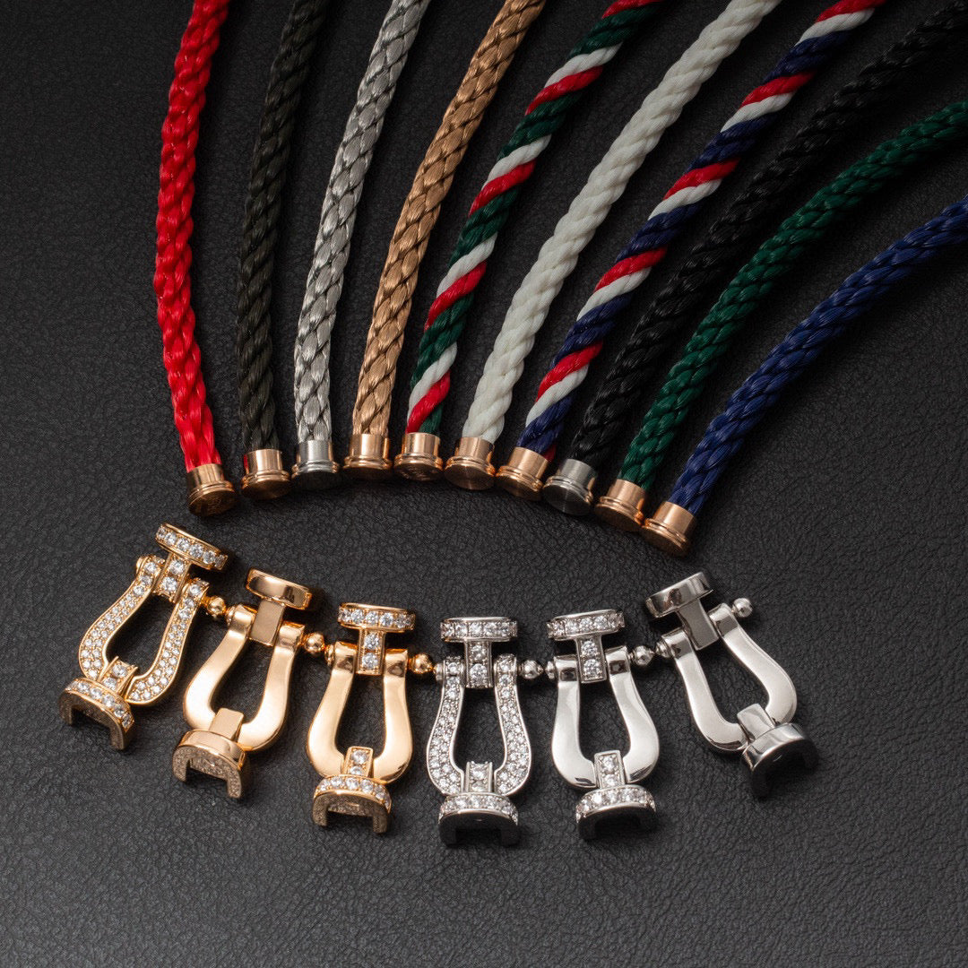 [Radiant Gem]¯FORCE LARGE HORSESHOE NO DIAMOND BRACELET ROSE GOLD