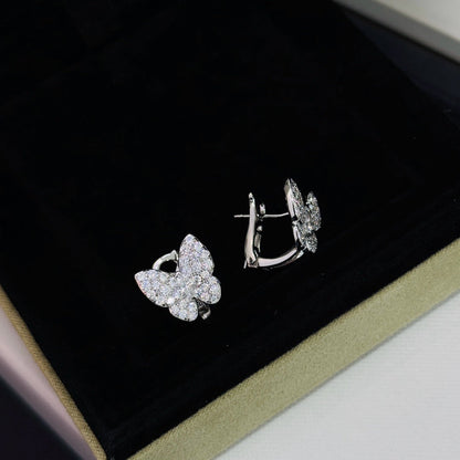 [Radiant Gem]¯BUTTERFLY ALL DIAMOND EARRINGS