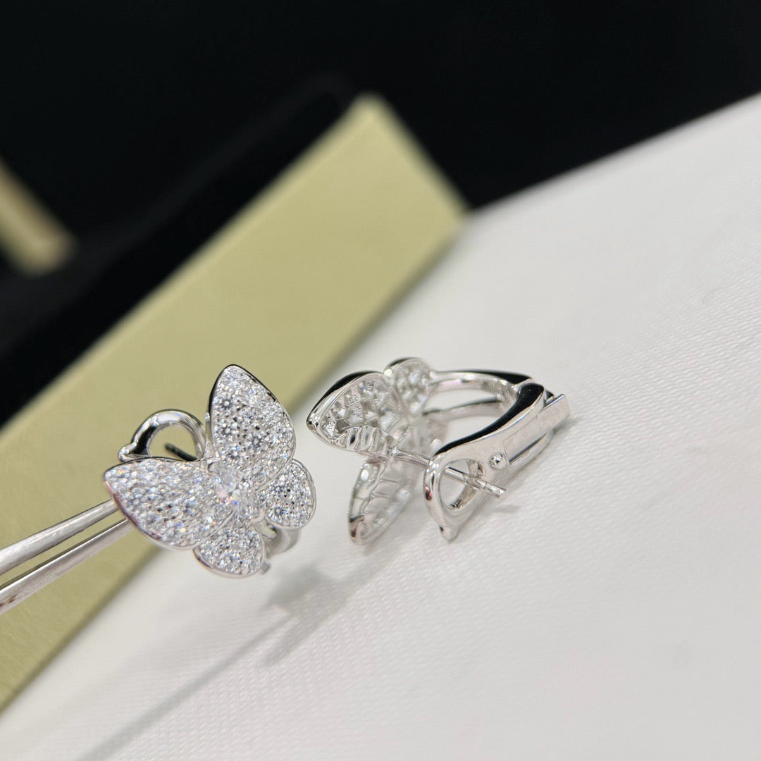 [Radiant Gem]¯BUTTERFLY ALL DIAMOND EARRINGS