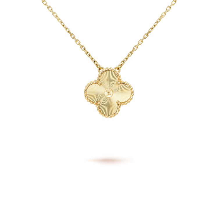 [Radiant Gem]¯CLOVER 15MM LASER NECKLACE