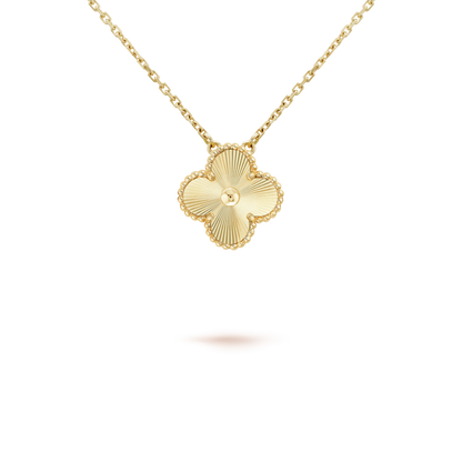 [Radiant Gem]¯CLOVER 15MM LASER NECKLACE