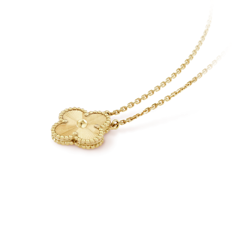 [Radiant Gem]¯CLOVER 15MM LASER NECKLACE