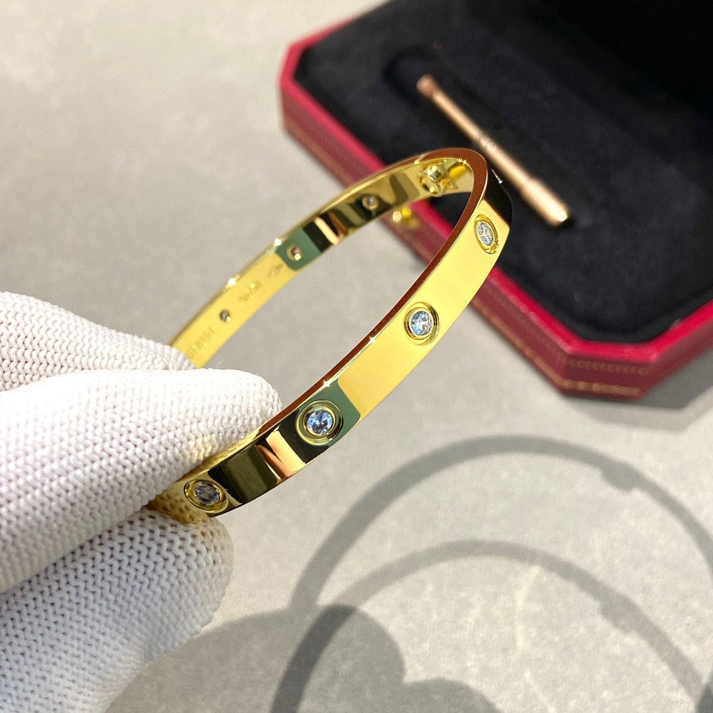 [Radiant Gem]¯LOVE BRACELET 6.1MM 10 DIAMONDS