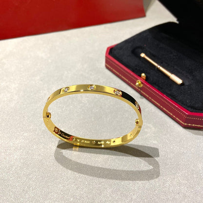 [Radiant Gem]¯LOVE BRACELET 6.1MM 10 DIAMONDS