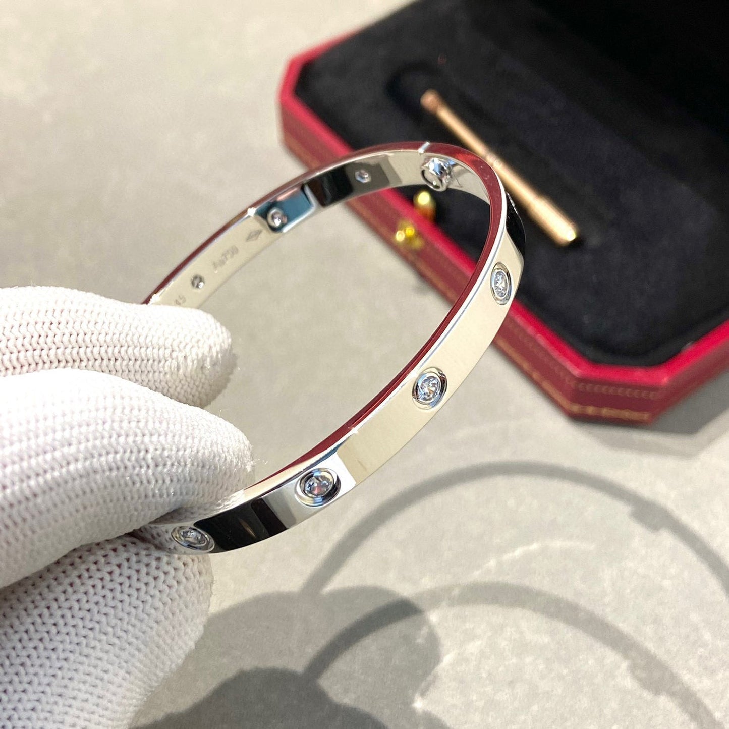 [Radiant Gem]¯LOVE BRACELET 6.1MM 10 DIAMONDS