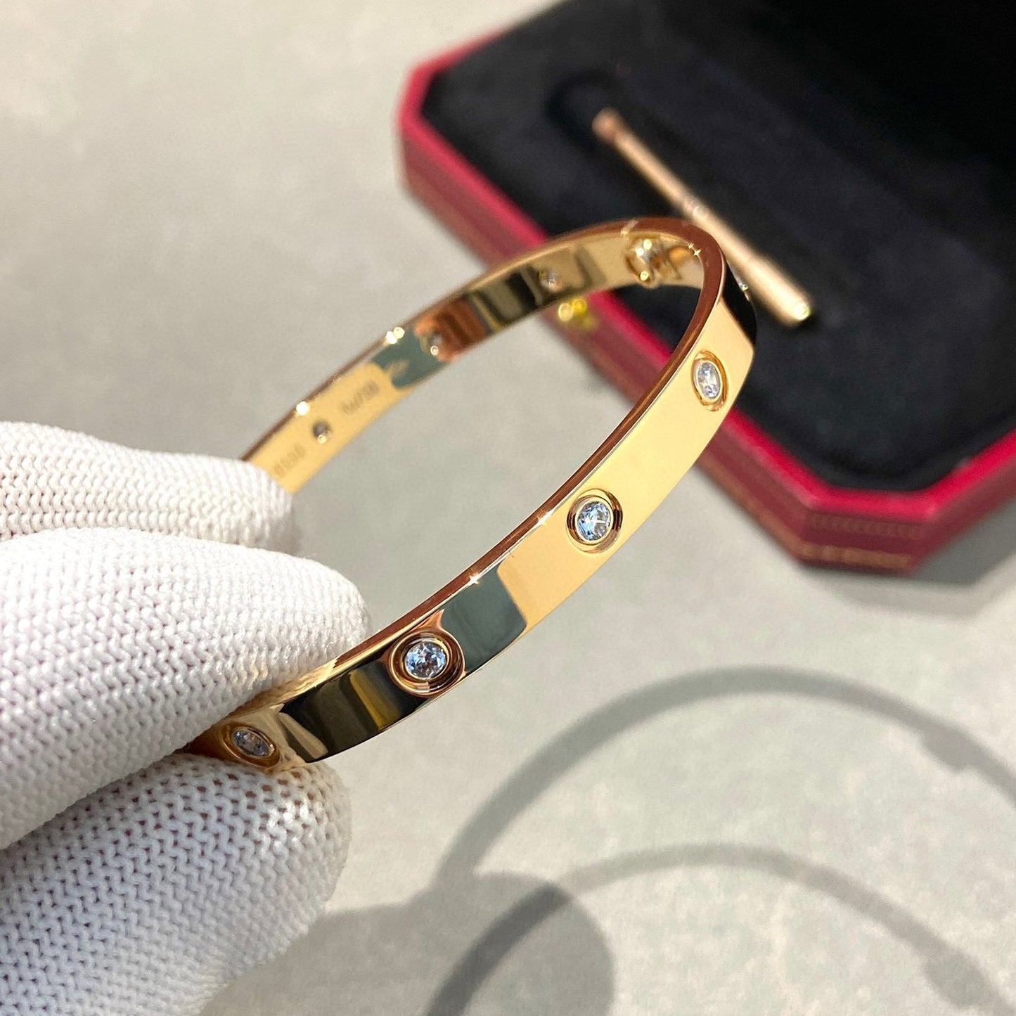 [Radiant Gem]¯LOVE BRACELET 6.1MM 10 DIAMONDS