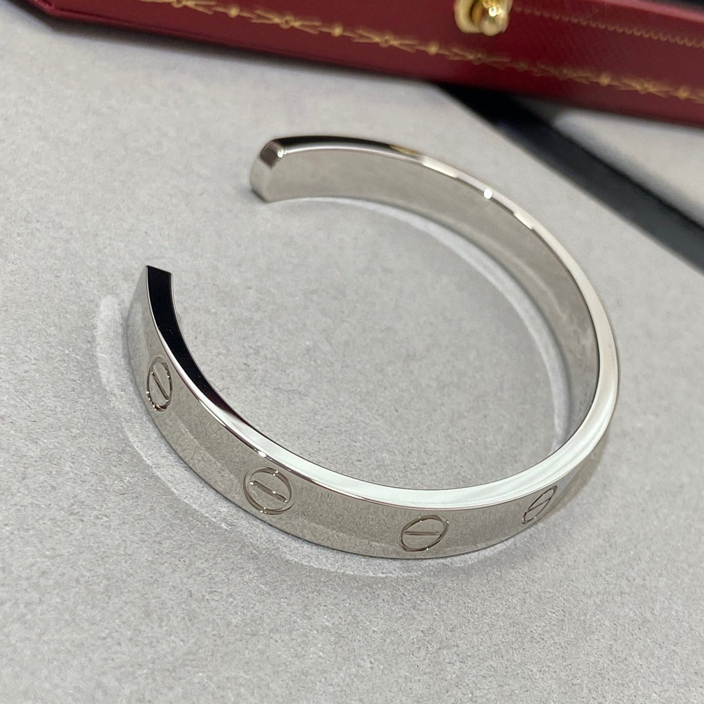 [Radiant Gem]¯LOVE BRACELET 6.1MM 1 DIAMOND OPEN CUFF