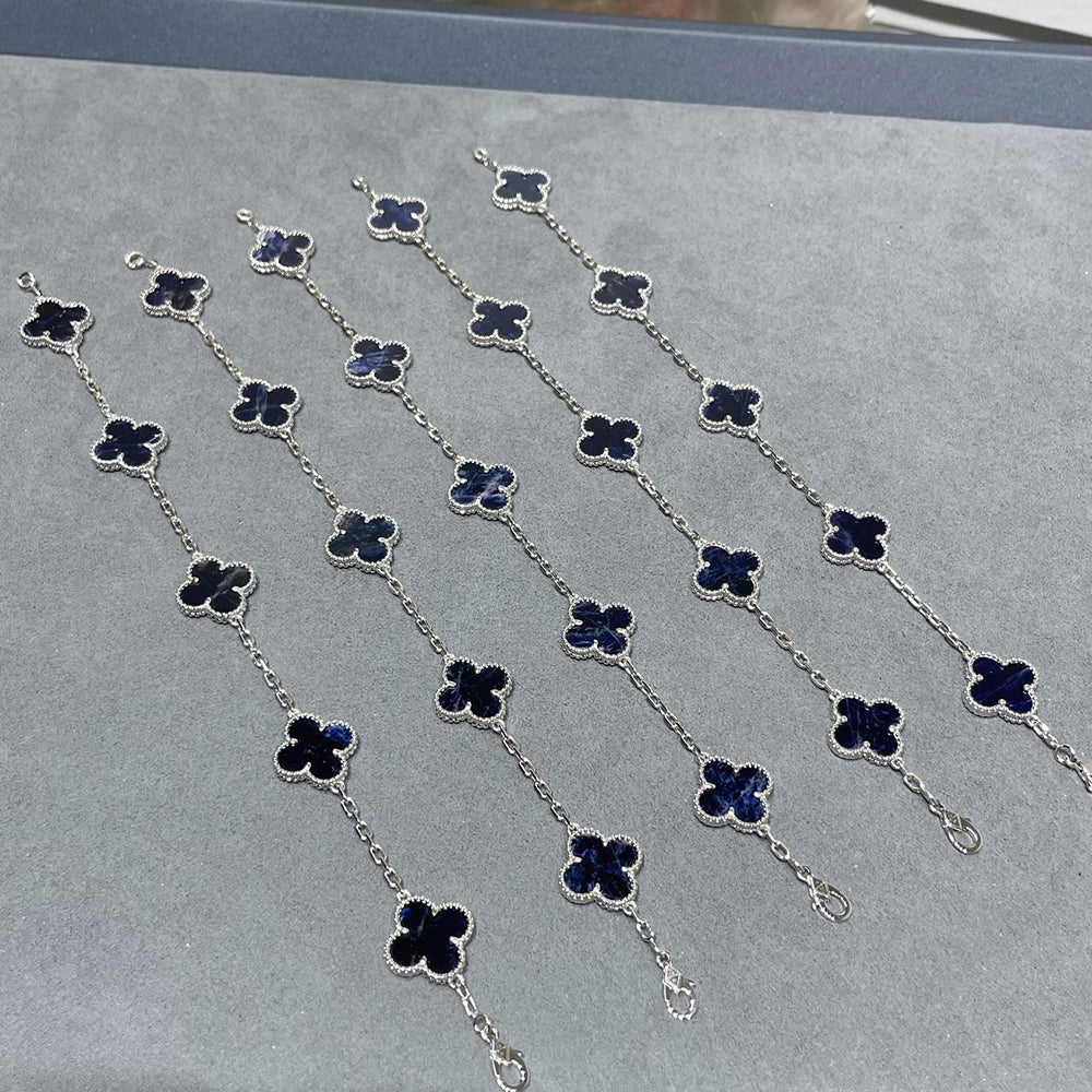 [Radiant Gem]New CLOVER 5 MOTIF PIETERSITE BRACELET COLLECTION