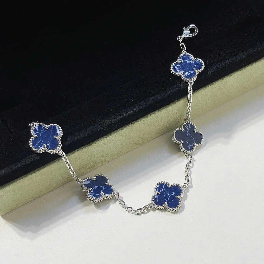 [Radiant Gem]New CLOVER 5 MOTIF PIETERSITE BRACELET COLLECTION