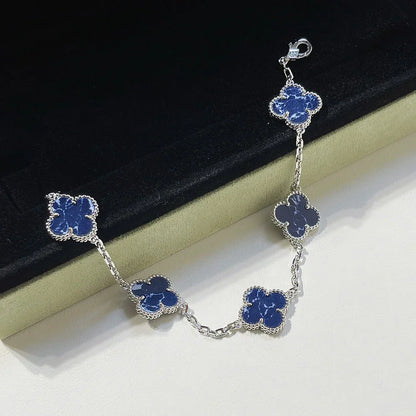 [Radiant Gem]New CLOVER 5 MOTIF PIETERSITE BRACELET COLLECTION
