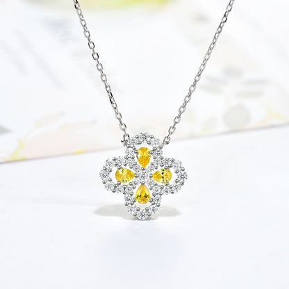[Radiant Gem]¯LOOP NECKLACE FULL MOTIF DIAMOND 16MM MULTIPLE COLORS