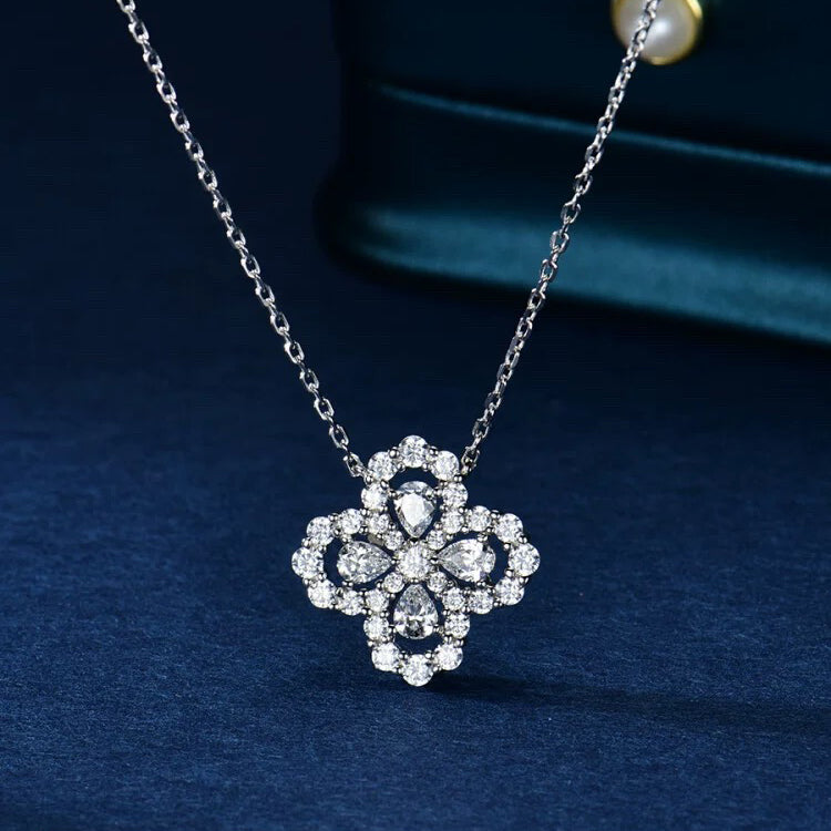 [Radiant Gem]¯LOOP NECKLACE FULL MOTIF DIAMOND 16MM MULTIPLE COLORS