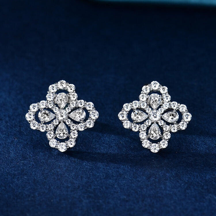 [Radiant Gem]¯LOOP EARRINGS FULL MOTIF DIAMOND 16MM