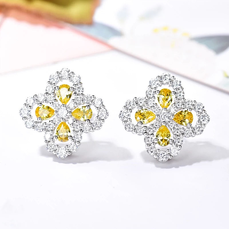 [Radiant Gem]¯LOOP EARRINGS FULL MOTIF DIAMOND 16MM
