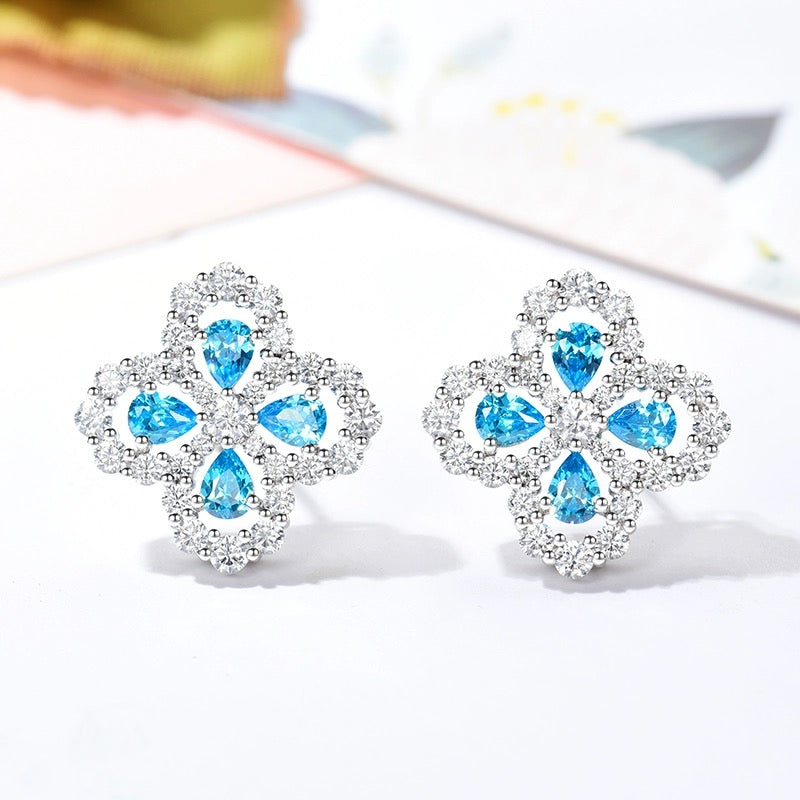 [Radiant Gem]¯LOOP EARRINGS FULL MOTIF DIAMOND 16MM