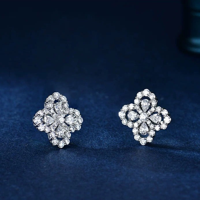 [Radiant Gem]¯LOOP EARRINGS FULL MOTIF DIAMOND 16MM