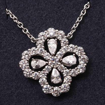 [Radiant Gem]¯LOOP NECKLACE FULL MOTIF DIAMOND 16MM MULTIPLE COLORS