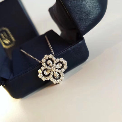[Radiant Gem]¯LOOP NECKLACE FULL MOTIF DIAMOND 16MM MULTIPLE COLORS