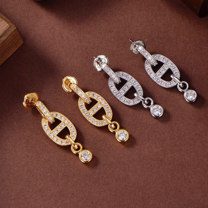 [Radiant Gem]¯HM CHAINE DIAMOND EARRINGS