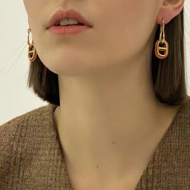 [Radiant Gem]¯HM O'MAILLON GOLD EARRINGS