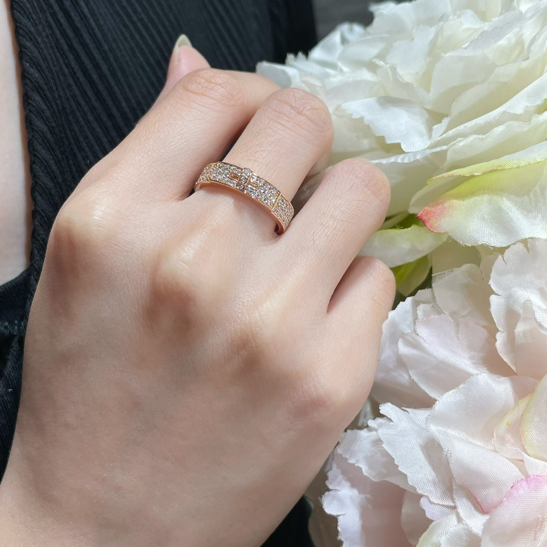 [Radiant Gem]¯KELLY PINK GOLD DIAMOND RING