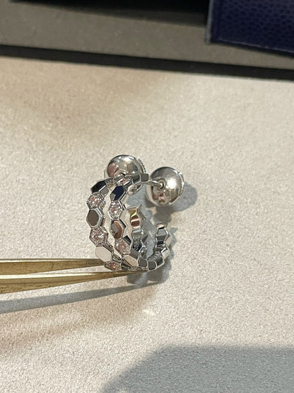 [Radiant Gem]¯BEE LOVE Earrings Silver