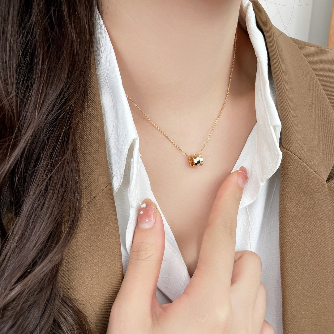 [Radiant Gem]¯BEE MINI PEDANT DIAMOND NECKLACE